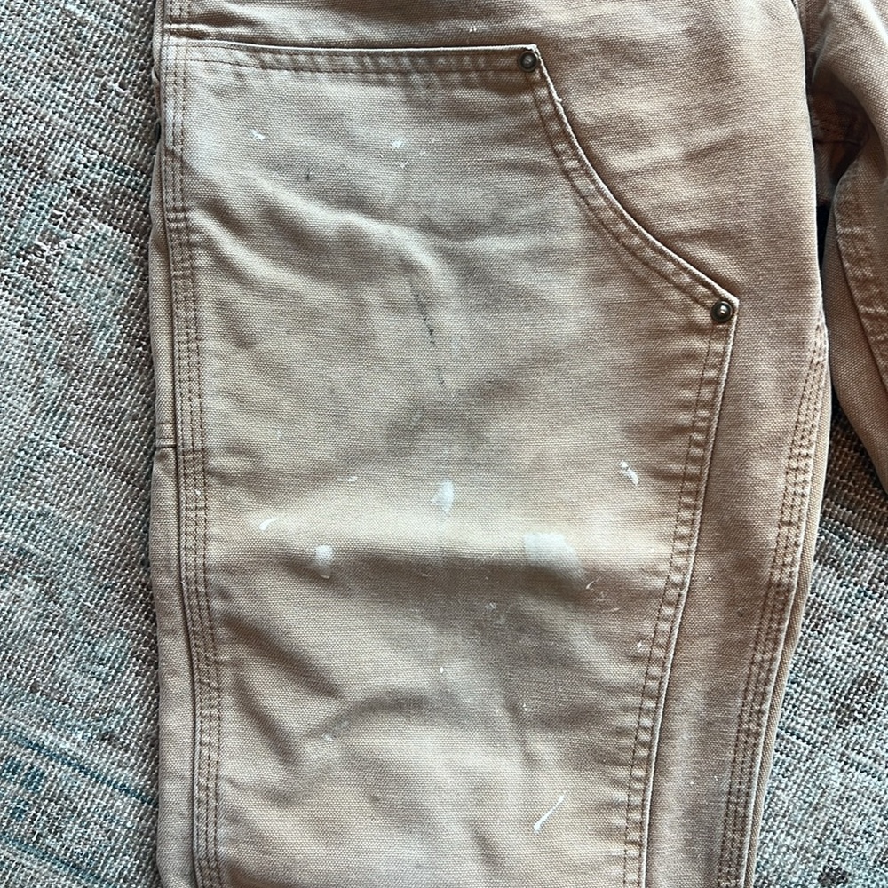 Carhartt Tan Utility Crop Pants - Picture 5 of 11